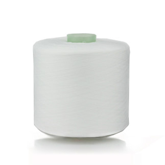 Cotton wraped polyster core spun yarn